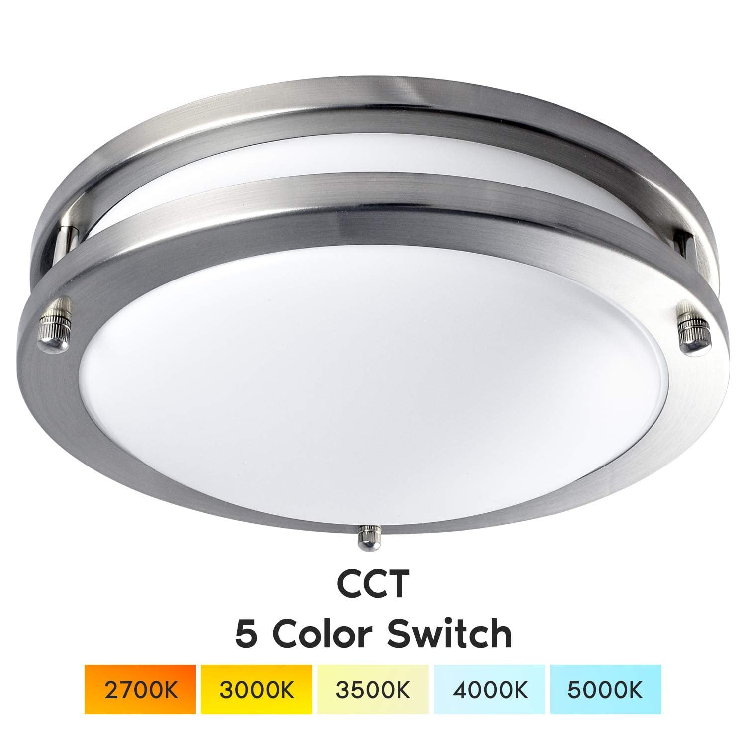 Luxrite 10 Inch Dimmable LED Flush Mount Ceiling Light ...