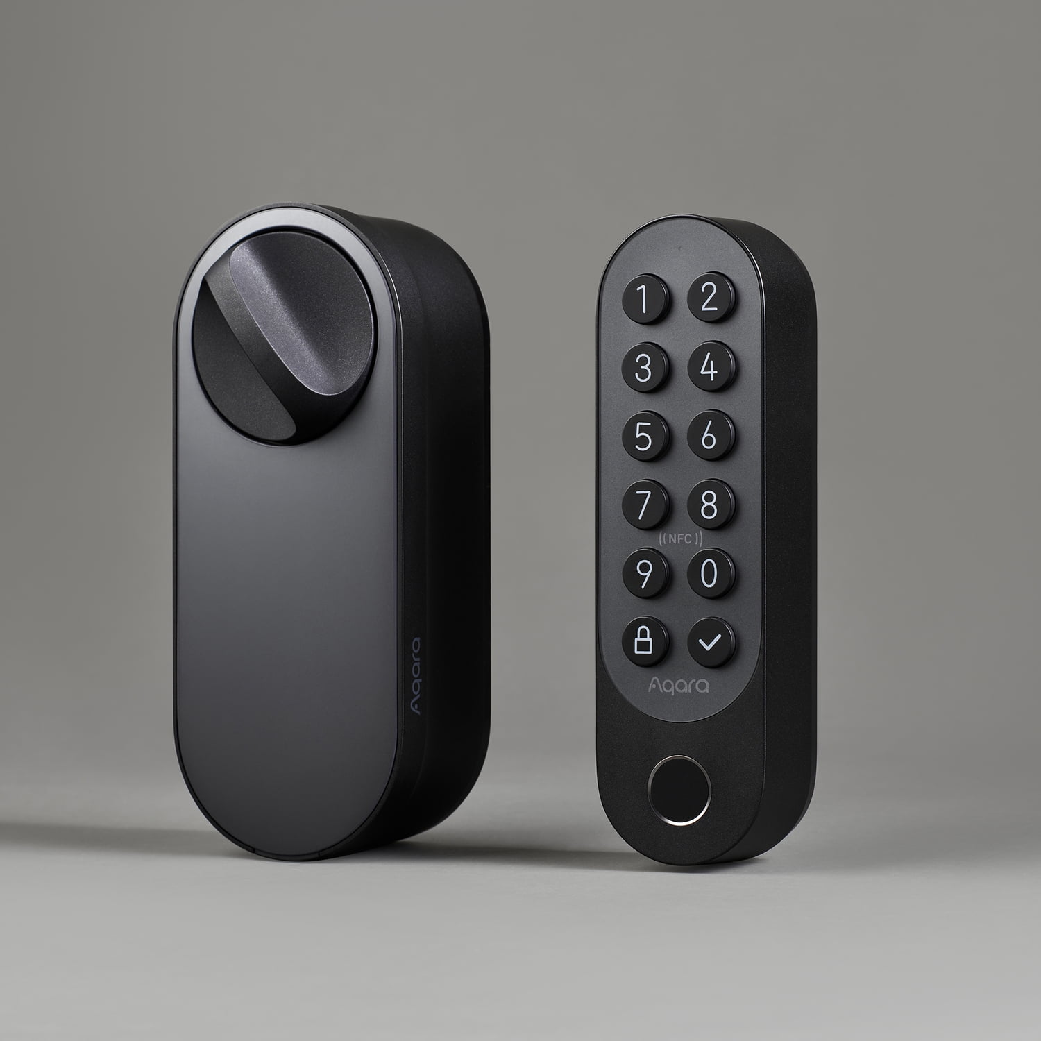 Aqara Smart Lock U200 Deadbolt Kit with Built-in Fingerprint Reader and Keypad (Black), EL-D02D