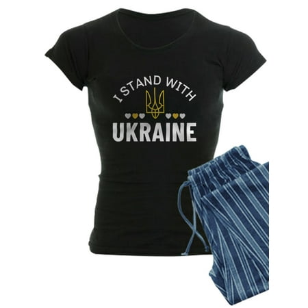 

CafePress - I Stand With Ukraine - Women s Dark Pajamas