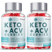 Keto Genesis Keto ACV Gummies, Official Keto Genesis Gummies, Keto Genesis Keto Plus ACV Gummies Apple Cider Vinegar Belly Fat Dietary Supplement (2 Pack)