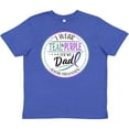 thumbnail image 3 of Inktastic Suicide Prevention- I Wear Teal and Purple for My Dad Youth T-Shirt, 3 of 5