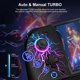 thumbnail image 2 of Para Nintendo Switch/controlador OLED, controlador de interruptor inalámbrico de efecto Hall, Joypad de interruptor de una pieza con batería RGB y 1000mAh, 2 of 5