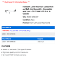 thumbnail image 2 of Front Left Lower Rearward Control Arm and Ball Joint Assembly - Compatible with 2008 - 2013 BMW 135i 3.0L 6-Cylinder 2009 2010 2011 2012, 2 of 2