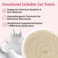 thumbnail image 3 of Just Try Goat Milk Lickbale Treats, Health Cat Treats for Immune Support, Interacting with petscat snacks, 0.4oz，20 Count（Chicken & Goat Milk Flavor）, 3 of 7