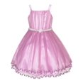 thumbnail image 4 of Robe de Fille Fleur Ceinture de Perles Concours Mariage Fête 4 Ans, 4 of 7