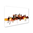 thumbnail image 3 of Trademark Fine Art "Atlanta Georgia Skyline Red" Canvas Art by Michael Tompsett, 3 of 4