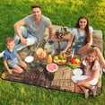 thumbnail image 7 of Bohemian Color Picnic Blanket Waterproof Outdoor Beach Blanket Hand-held Pad Suitable for Travel, Camping, Beach, Family Gatherings, 7 of 7