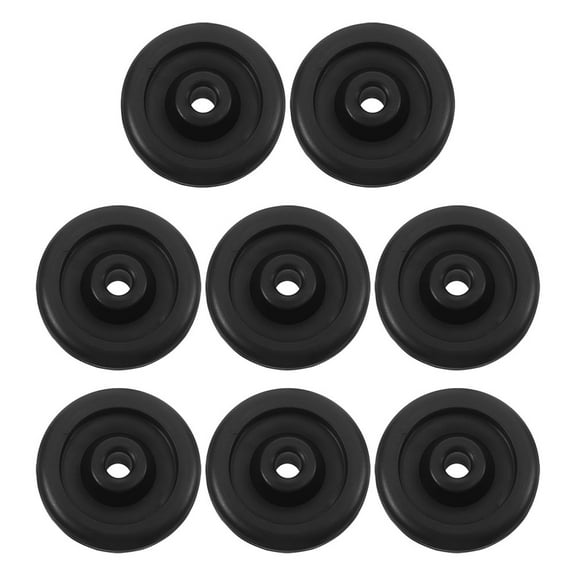 NIAIZEK Replacement Wheels for Gym Fitness Equipment, Durable Black Caster Wheels with High Load Capacity, Easy Installation, 8pcs