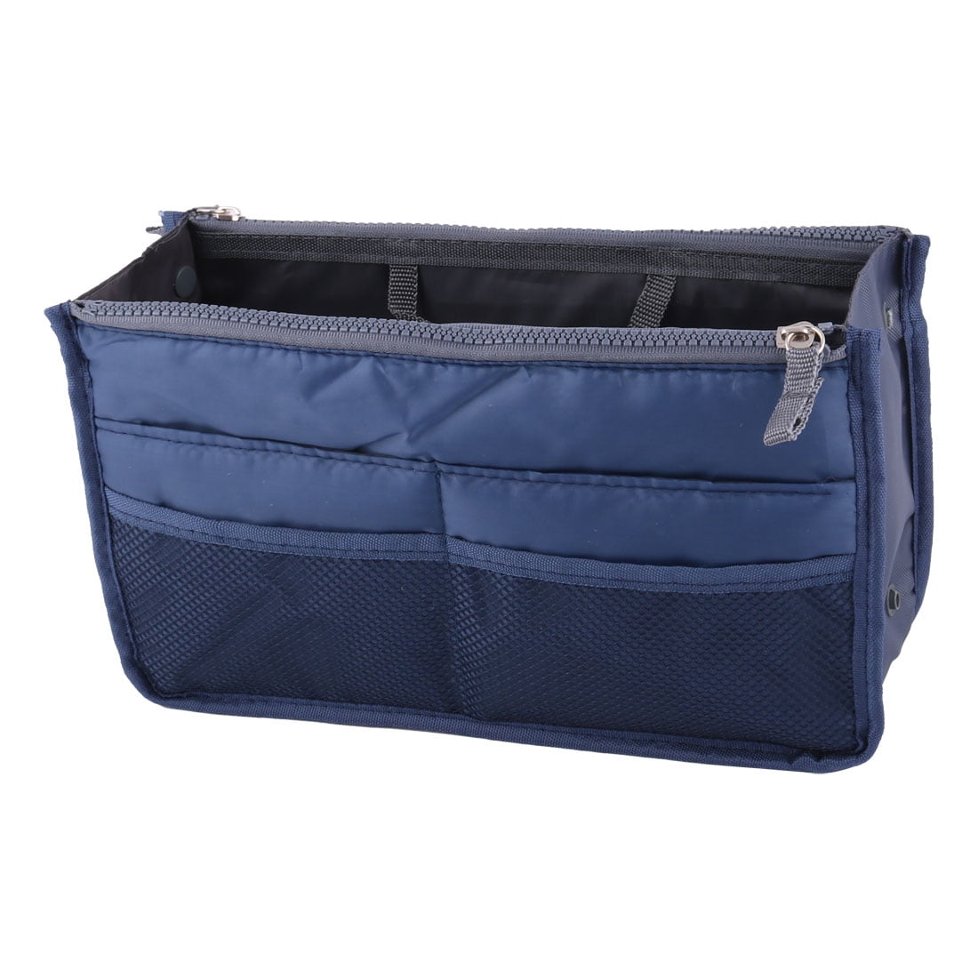 Unique BargainsOutdoor Nylon Zippered Dividers Cosmetic Organizer