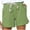 Green, variant on Aoochasliy Womens Pants Clothes Plus Size Drawstring Casual Elastic Waist Pocket Loose Solid Shorts Pants