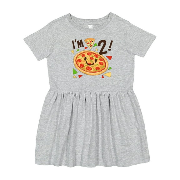 Inktastic Im Two Pizza Birthday Party Girls Toddler Dress