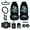 Green Turtle, variant on Xixirimido Aztec Tribe Cattle Sunflower Car Front Seat Covers 12Pcs Set with Steering Wheel &Seat Belt Cover Car Trash Can Armrest Cover Air Vent Bag Rear View Mirror Cover Cup Coasters Kychain
