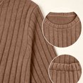 thumbnail image 6 of Matching Sets Women Clothing Fall Winter Two Piece Outfit Sets for Women Wide Leg Pants Ribbed Knit Winter Khaki S, 6 of 9