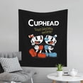 thumbnail image 2 of The Cuphead Show Tapestry Wall Hanging Wall Art Decor Wall Tapestry for Living Room Bedroom Dorm 51x60 Inch, 2 of 7
