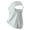 Light Gray, variant on Breathable Face Cover for Outdoor Cycling Cooling Fabric Neck Gaiter with Mesh Panel and Open Eye Fit Daily Wear