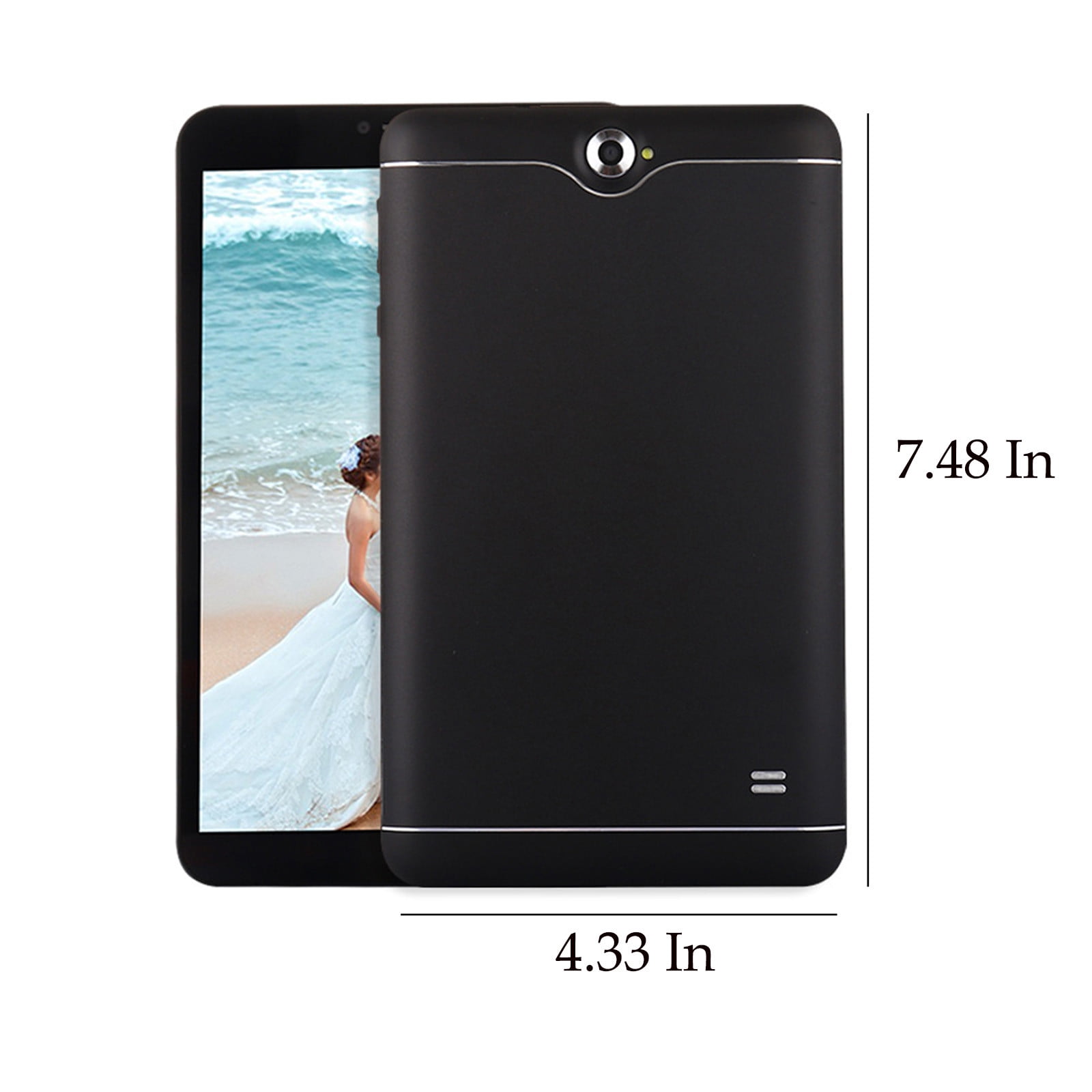 Android Tablets on Sale, Hwkond HD 7 Inch Android Tablet IPS High Definition Screen WiFi Bluetooth Voice Call Game Video Learning Tablet SIM Card Communication Function,Black
