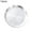 14cm, variant on Homelife Stainless Steel Matte Round Dining Plate Tableware Dessert Pizza Dish Fruit Tray