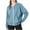 Sky Blue, variant on Teen Full Zip Sweatshirts Jacket, Kids Solid Cute Sports Long Sleeve Track Jackets with Pockets Khaki 130