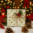 thumbnail image 4 of Sea Turtle Christmas Wrapping Paper Rolls, Sea Turtle Holiday Gift Wrapping Paper Merry Christmas, 4 of 7