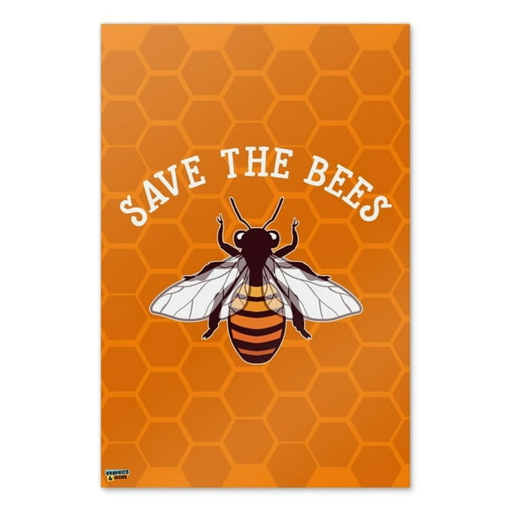 Save The Bees Honey Home Business Office Sign
