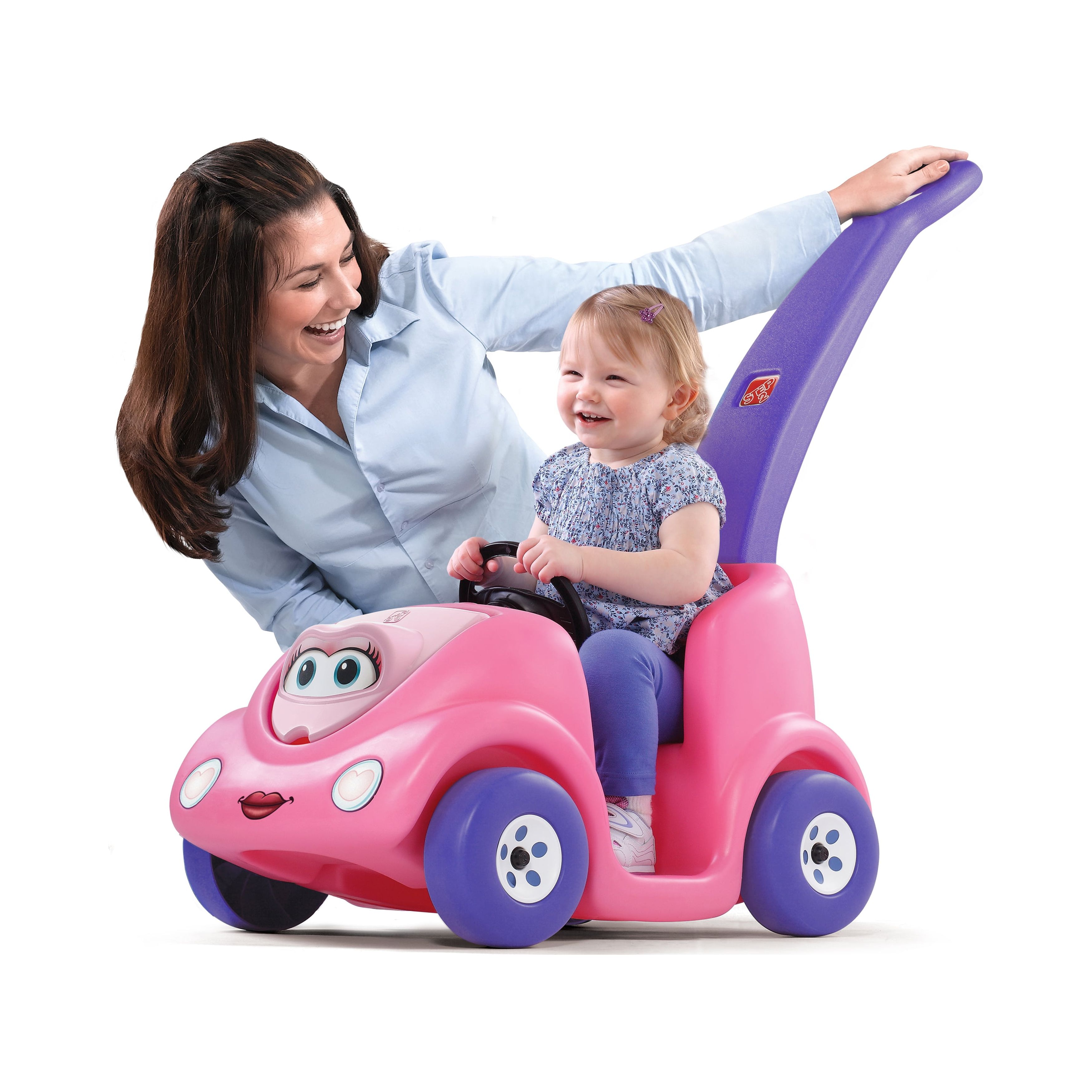Step2 Push Around Buggy Pink 10th Anniversary Edition Kids Push Car and Ride On Toy for Toddler - image 3 of 9