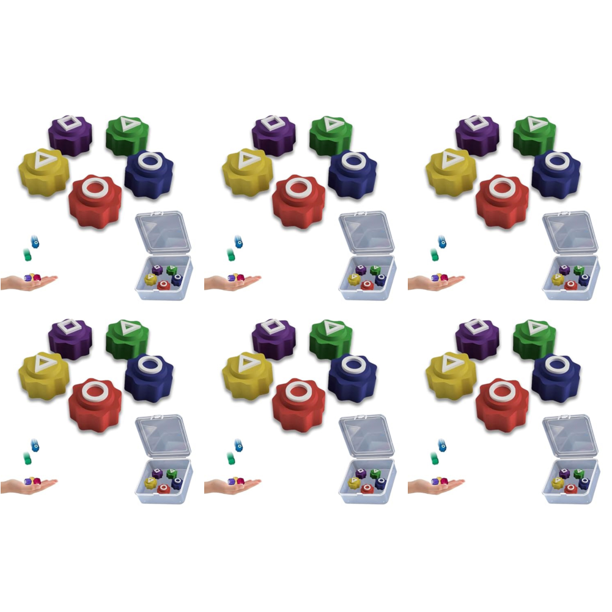 Juego de juego Juego tradicional Gonggi Jack Stone Pebbles para juegos de fiesta de mesa (5 tamices y cajas)
