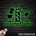 thumbnail image 5 of Craftnamesign Custom Coffee Bar Metal Sign, Coffee Shop Signage, Kitchen Wall Art Decor, 5 of 5