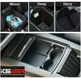 thumbnail image 2 of ICBEAMER Fit:Tesla Model S/Model X 2016~2020 Carbon Fiber Pattern Center Console Organizer, Storage Box Coins Cup Holder, 2 of 8