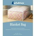 thumbnail image 4 of Whitmor Blanket Bag - Zippered Closet Organizer - White, 4 of 4
