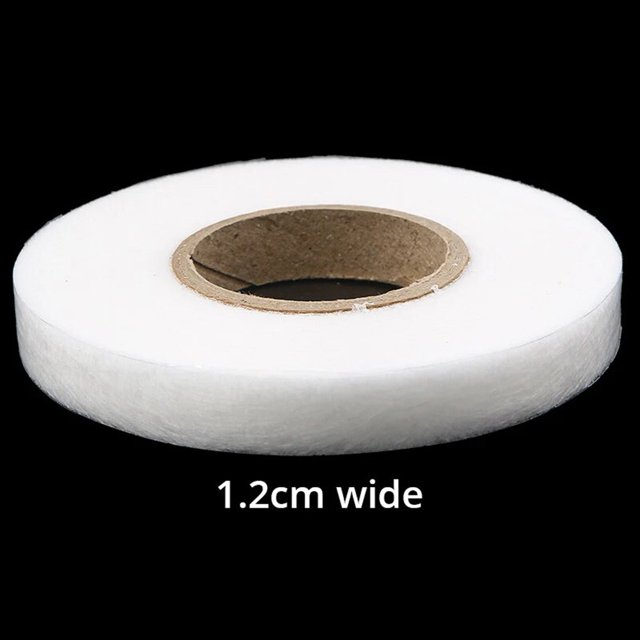 BUYISI Easy To Use Hot Melt Double Sided Tape For Clothing And Sewing Pack Of 2 1.2 Cm