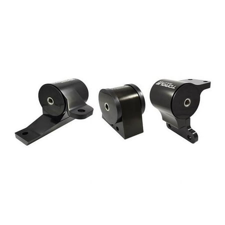 Torque Solution Front Aluminum Engine Mount Kit for 2008-2015 Mitsubishi Lancer Ralliart & Evolution X - 3 Piece