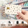 thumbnail image 4 of WWS-Debit Card Skin Stickers - 4 Pcs Coffee Martini Credit Card Skin Stickers, Brown Coffee Beans Bow Removable Waterproof Decal Cover Set for DIY Key, Transportation Cards, 4 of 4