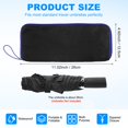 thumbnail image 3 of Uxcell 1-Pack Wet Umbrellas Bags, 11x4.9 Inch Portable Waterproof Oxford Cloth Reversible Folding Umbrellas Sleeve Cover [Blue], 3 of 7