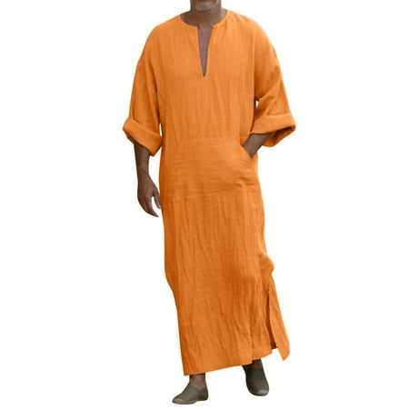 2025 Mens Casual Man Romper Cotton V Neck Long Man Jumpsuit Sleeve Robe Jacket Top Pajama Short Down Short Bodysuit Male
