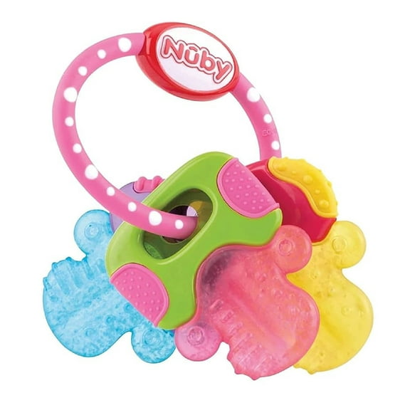 Nuby Ice Gel Teether Keys 1 Pack Pink