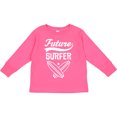 thumbnail image 3 of Inktastic Surfing Future Surfer Boys or Girls Long Sleeve Toddler T-Shirt, 3 of 5