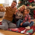 thumbnail image 4 of Buffalo Plaid Red Truck Christmas Kitchen Rugs 2 PCS, Merry Christmas Kitchen Rug, Non Skid Washable Soft Comfort Kitchen Rugs Set (17"x47"+17"x30",Merry Christmas), 4 of 6