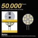 thumbnail image 3 of 10x G4 LED Bulb DC 12V Non Dimmable White 6000K Light Bulb Replacement 20W Halogen Lamp, 3 of 5