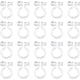thumbnail image 1 of 100 piezas de 4 estilos de componentes de aretes de resina, convertidor de aretes de clip transparente, accesorios de aretes de clip para hacer aretes sin perforar., 1 of 9