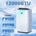 thumbnail image 3 of HOMCOM 14000 BTU Portable Air Conditioner with Dehumidifier & Fan, AC Unit, 3 of 9