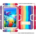 thumbnail image 4 of FIEWESEY For LG G Pad 5 10.1 inch Case,Goldcherry Kids Friendly Heavy Duty Shockproof Dropproof Hybrid Rugged Armor with Kickstand Full Body Protective Case for LG G Pad 5 10.1 inch(Rainbow), 4 of 6