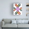 thumbnail image 3 of Richard Homawoo 'Rainbow Circles 10' Canvas Art, 3 of 3