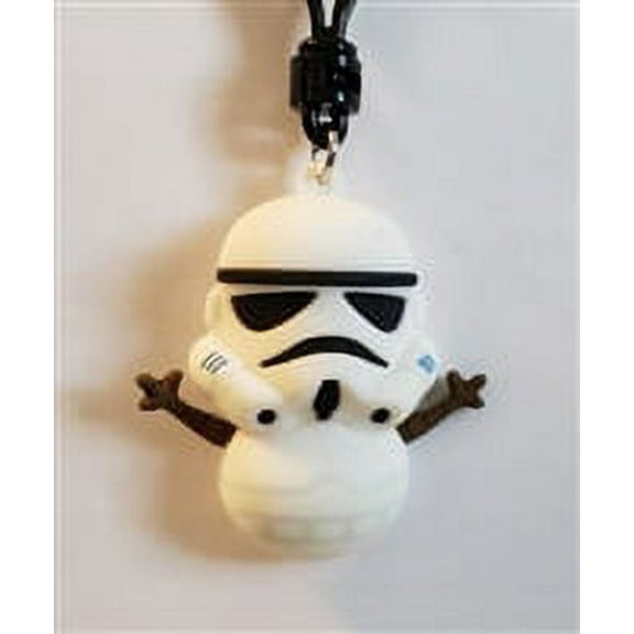 Monogram Christmas Star Wars Figural Bag Clip - Stormtrooper Snowman