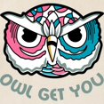 thumbnail image 2 of CafePress - Owl Get You Tote Bag - Unisex Canvas Tote Bag, Beige, 1-Piece, 2 of 6