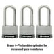 thumbnail image 5 of Candado de Acero Inoxidable Master Lock Exterior Llave Paquete de 3 Unidades, 5 of 7