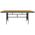 thumbnail image 5 of vidaXL 9 Piece Outdoor Dining Set Poly Rattan Grey, 5 of 5
