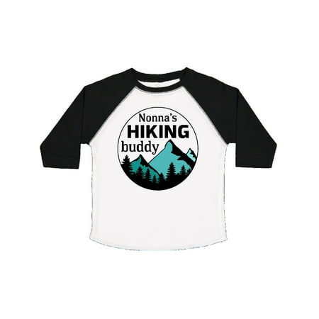 

Inktastic Nonna s Hiking Buddy with Mountains and Trees Gift Toddler Boy or Toddler Girl T-Shirt