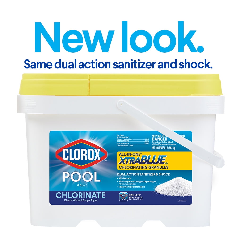 Clorox Pool&Spa Chlorinating Granules (not tablets) 8 lbs Chlorine for
