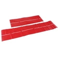thumbnail image 1 of 4 Piezas De Carbono 3D licencia De Del Coche Sill Cubierta Anti-rayones Rojo Yotijar Etiqueta engomada del travesaño del travesaño de la puerta del coche, 1 of 10