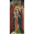 thumbnail image 3 of French School 10x18 Black Modern Framed Museum Art Print Titled - Virgin and Child (1490-1500), 3 of 5